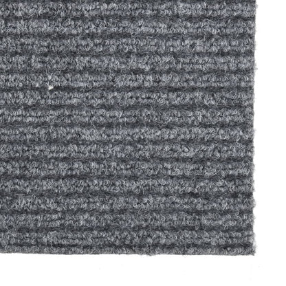 Droogloopmat 100 x 400 cm Grijs