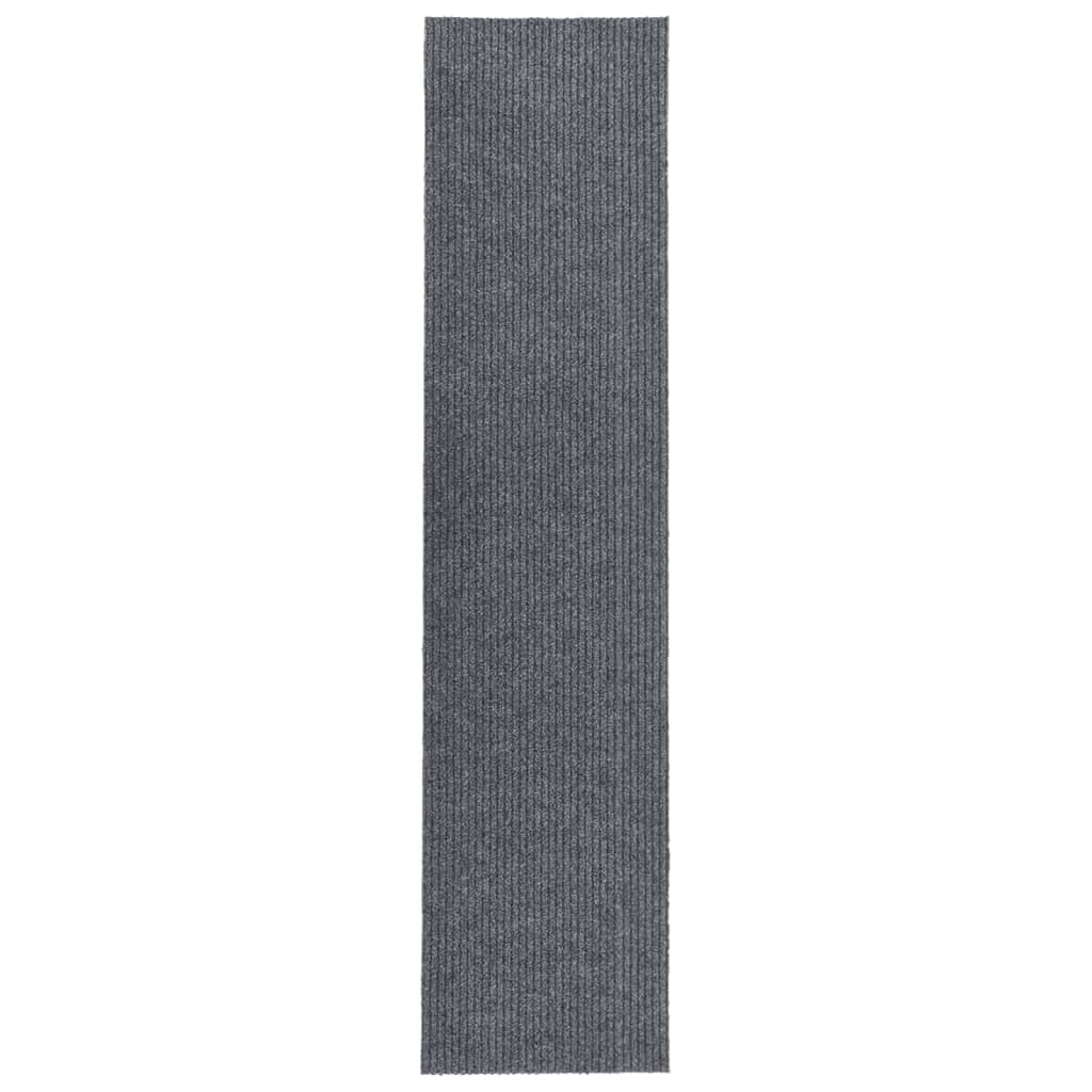 Droogloopmat 100 x 450 cm Grijs