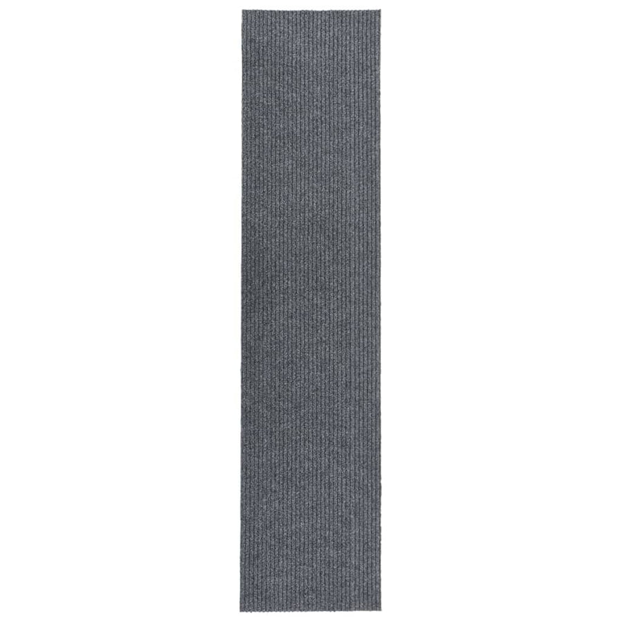 Droogloopmat 100 x 450 cm Grijs