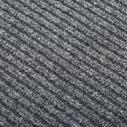 Droogloopmat 100 x 450 cm Grijs