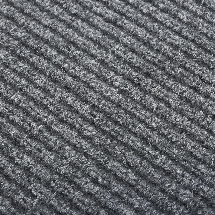 Droogloopmat 100 x 450 cm Grijs