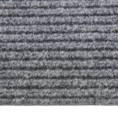 Droogloopmat 100 x 450 cm Grijs