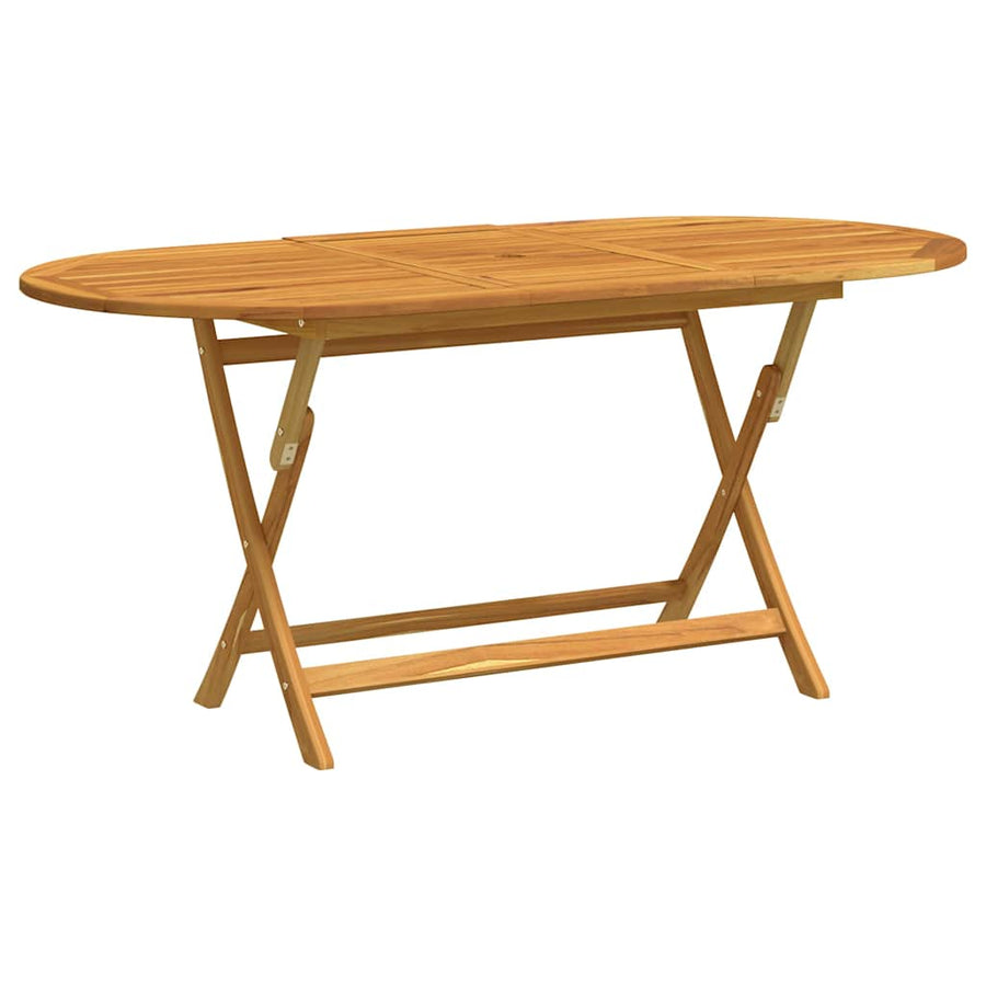 Tuintafel Inklapbaar 160X85X75 Cm Massief Eucalyptushout