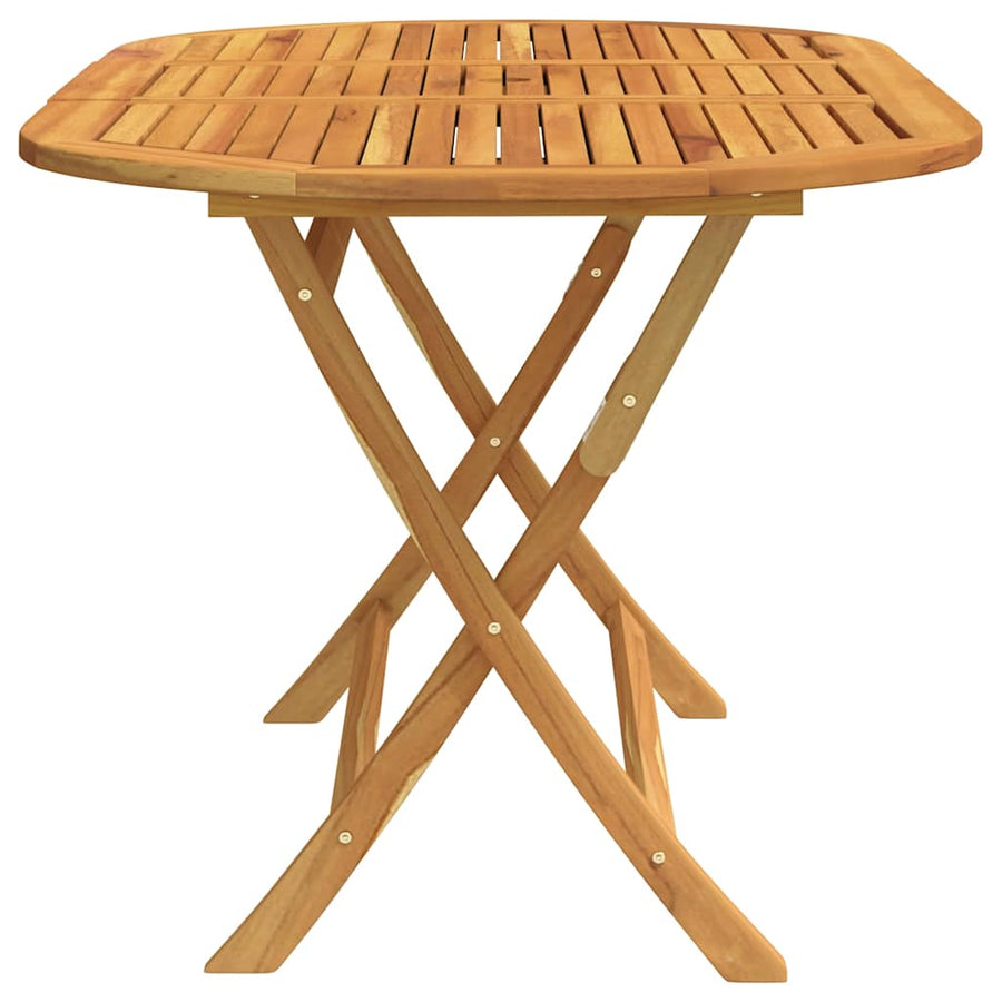 Tuintafel Inklapbaar 160X85X75 Cm Massief Eucalyptushout