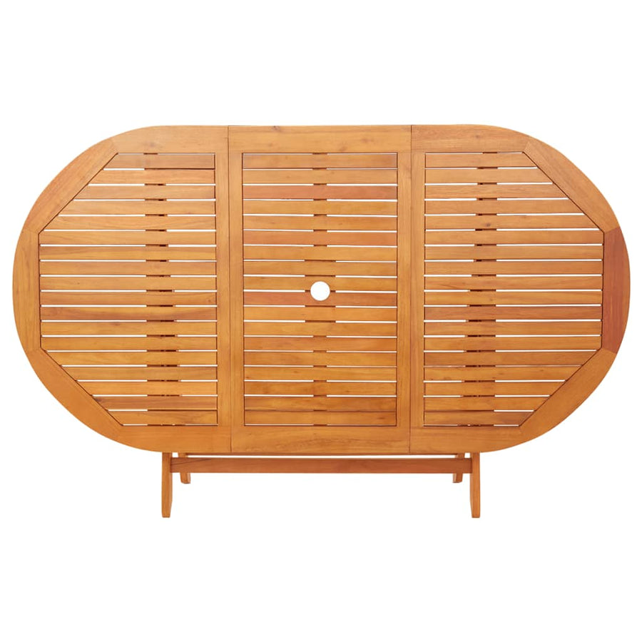 Tuintafel Inklapbaar 160X85X75 Cm Massief Eucalyptushout