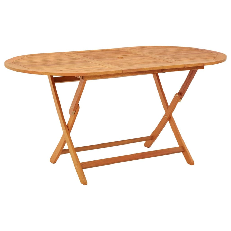 Tuintafel Inklapbaar 160X85X75 Cm Massief Eucalyptushout