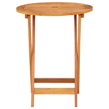 Tuintafel Inklapbaar Ø60X75 Cm Massief Eucalyptushout Ø 60 x 75 cm