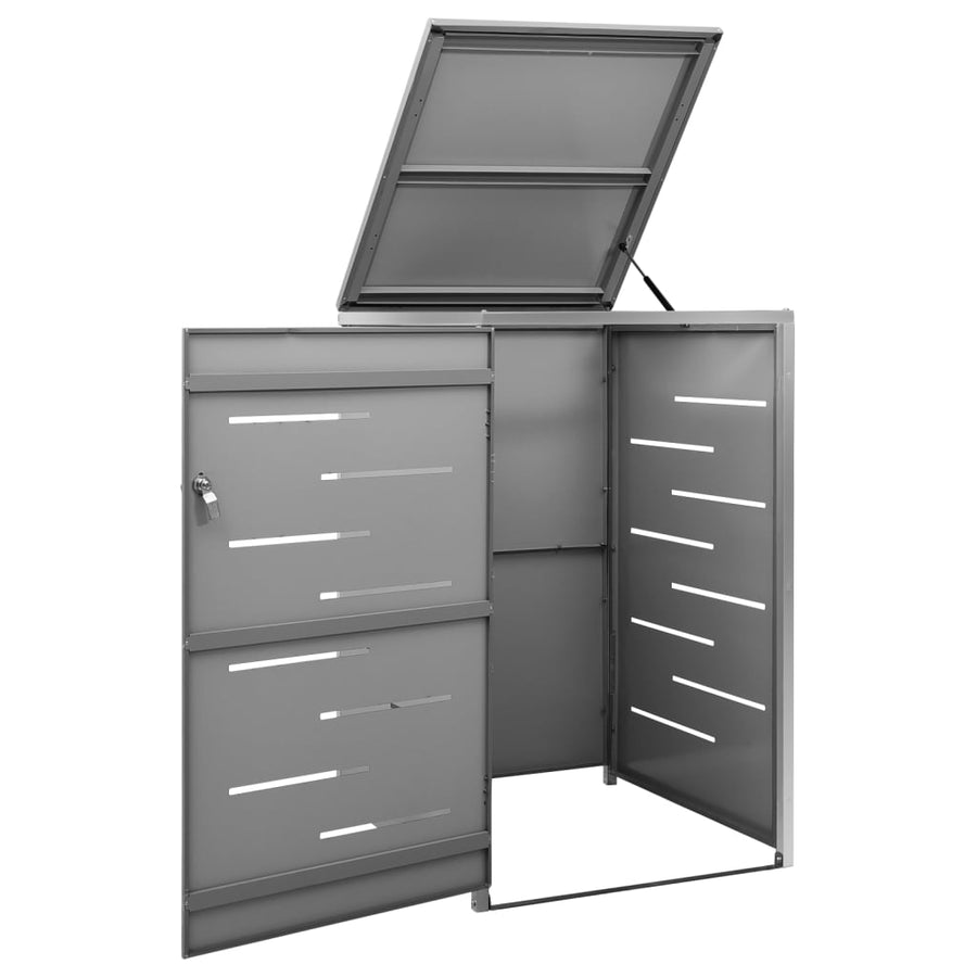 Containerberging Enkel 69X77,5X112,5 Cm Roestvrij Staal 1 container Antraciet