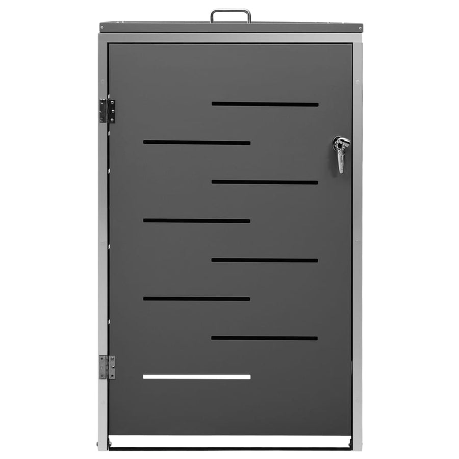 Containerberging Enkel 69X77,5X112,5 Cm Roestvrij Staal 1 container Antraciet