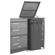 Containerberging 69x77,5x112,5 cm roestvrij staal antraciet