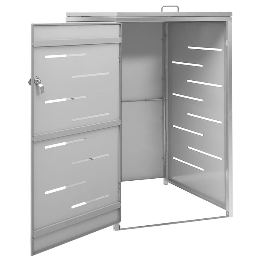 Containerberging Enkel 69X77,5X112,5 Cm Roestvrij Staal 1 container Grijs