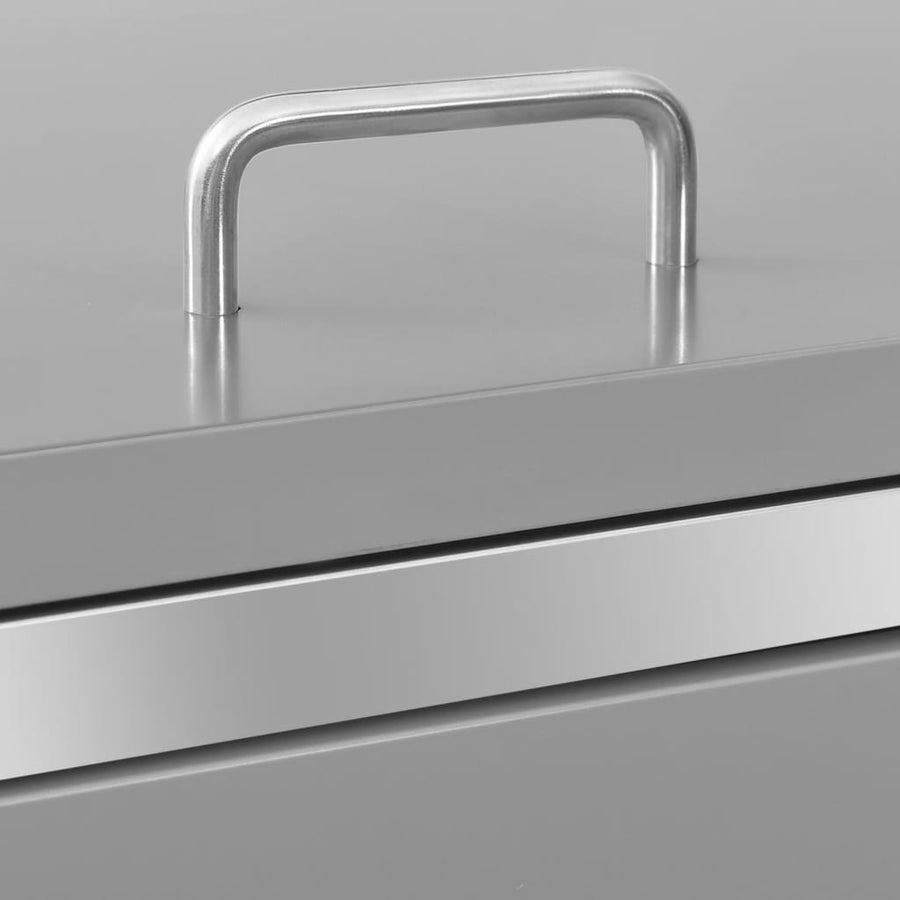 Containerberging Driedubbel 207X77,5X112,5 Cm Roestvrij Staal 3 containers Grijs