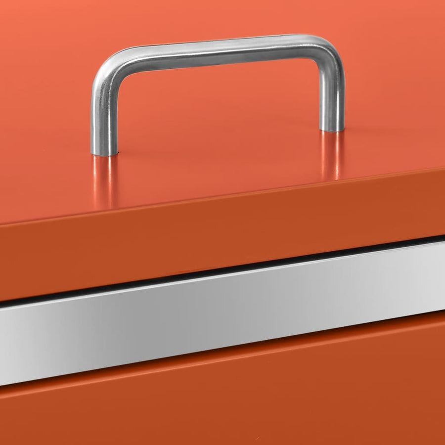 Containerberging Enkel 69X77,5X112,5 Cm Roestvrij Staal 1 container orange