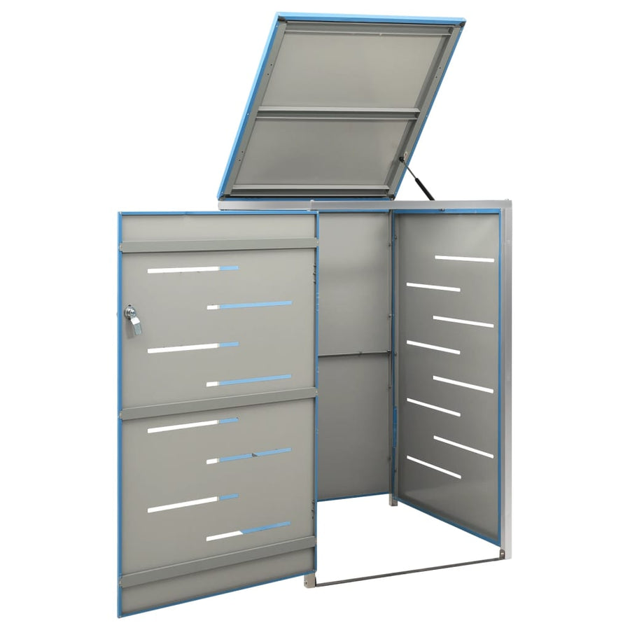 Containerberging Enkel 69X77,5X112,5 Cm Roestvrij Staal 1 container Blauw