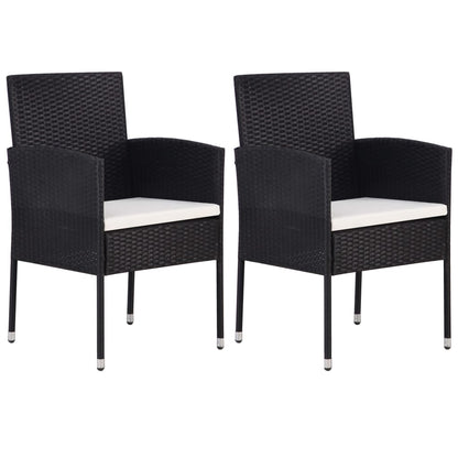 -Delige Tuinset Zwart en wit