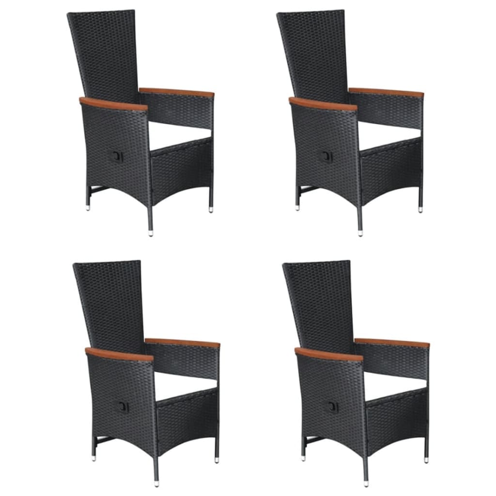 -Delige Tuinset Zwart