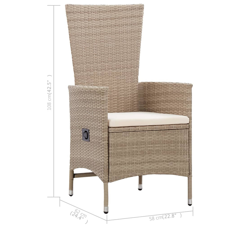 -Delige Tuinset Beige