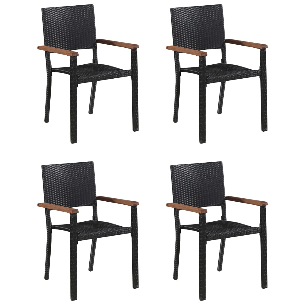 5-Delige Tuinset Zwart