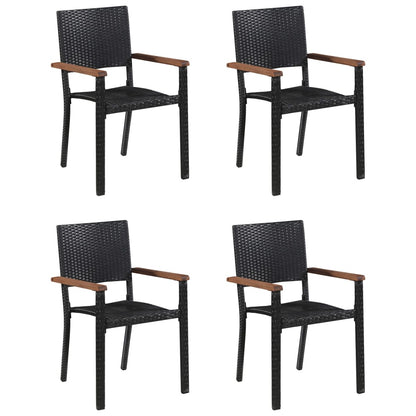 5-Delige Tuinset Zwart