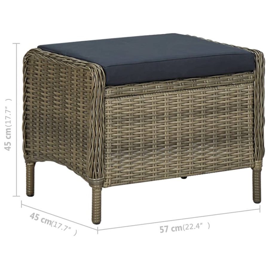 Tuinset Bruin