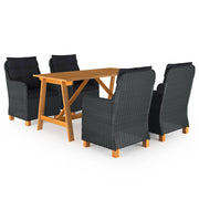 5-piece dark grey Garden Furniture Set