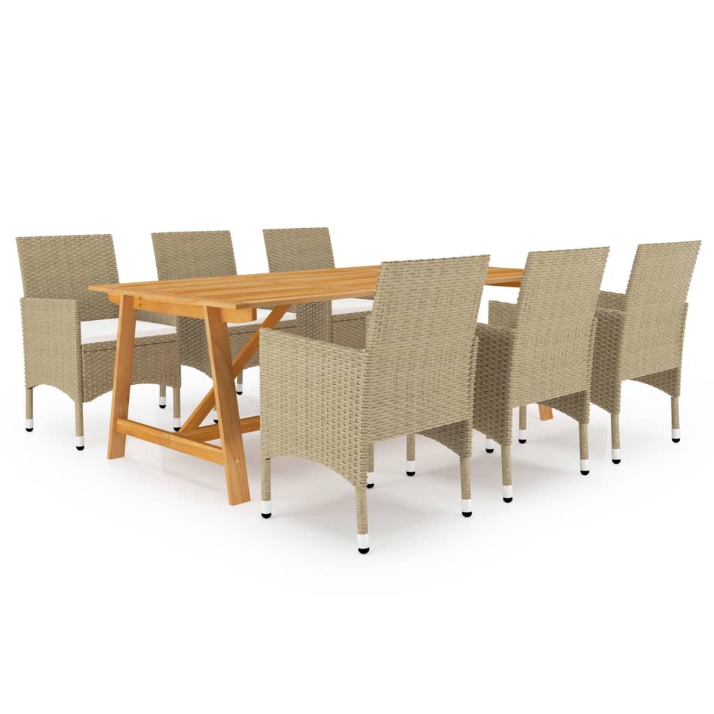 7-Delige Tuinset Beige