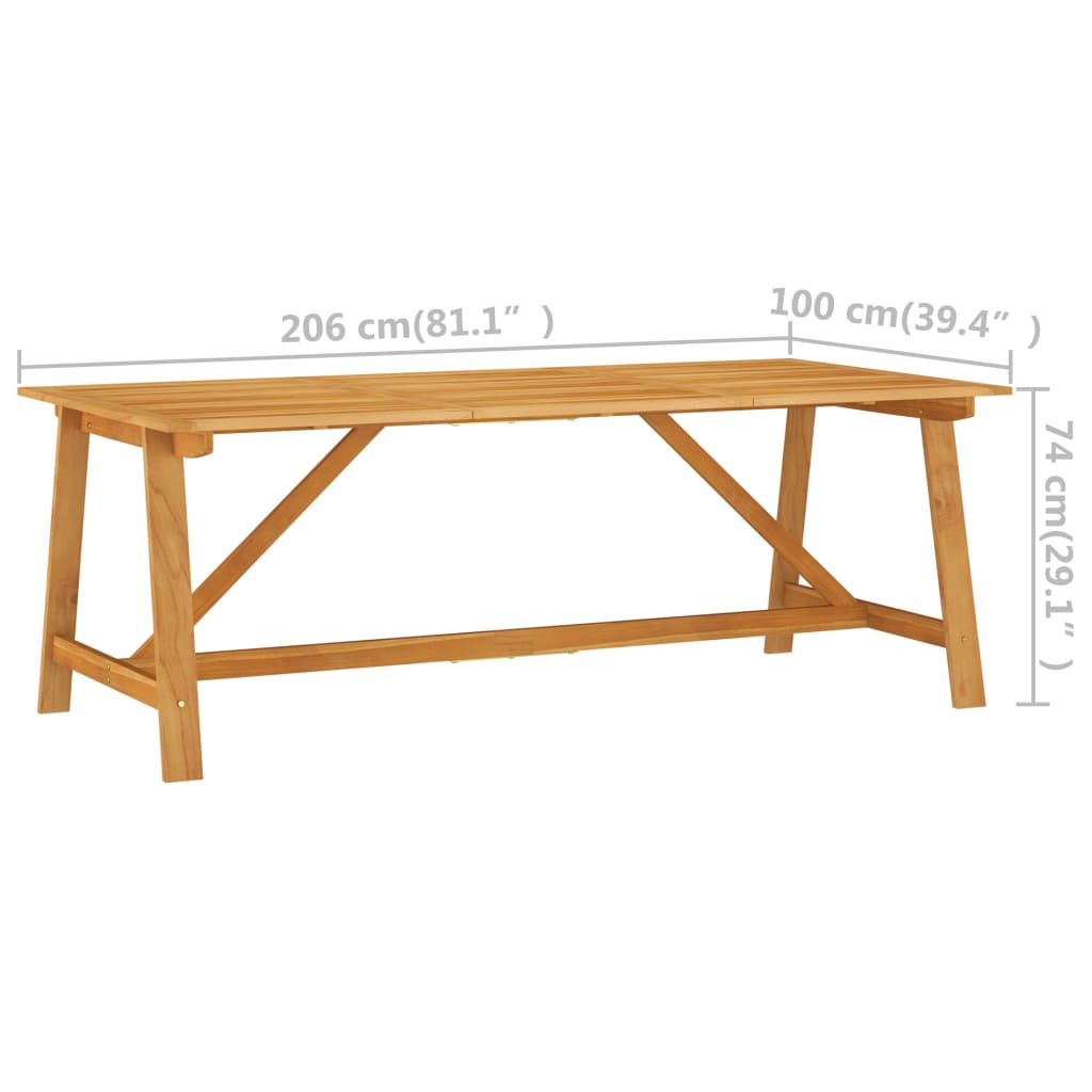 7-Delige Tuinset Grijs