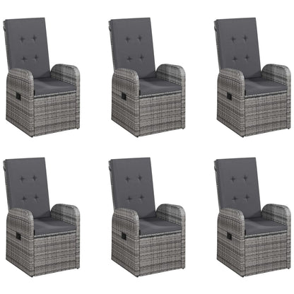 7-Delige Tuinset Grijs