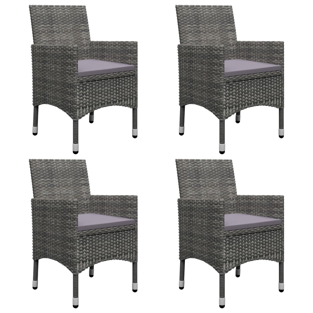 5-Delige Tuinset Grijs