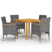 5-piece Garden Furniture Set grey