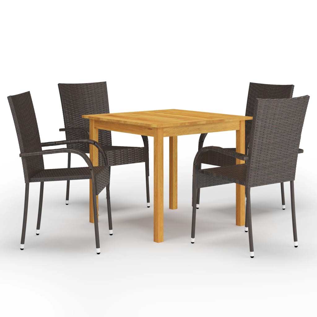-Delige Tuinset 5 Bruin