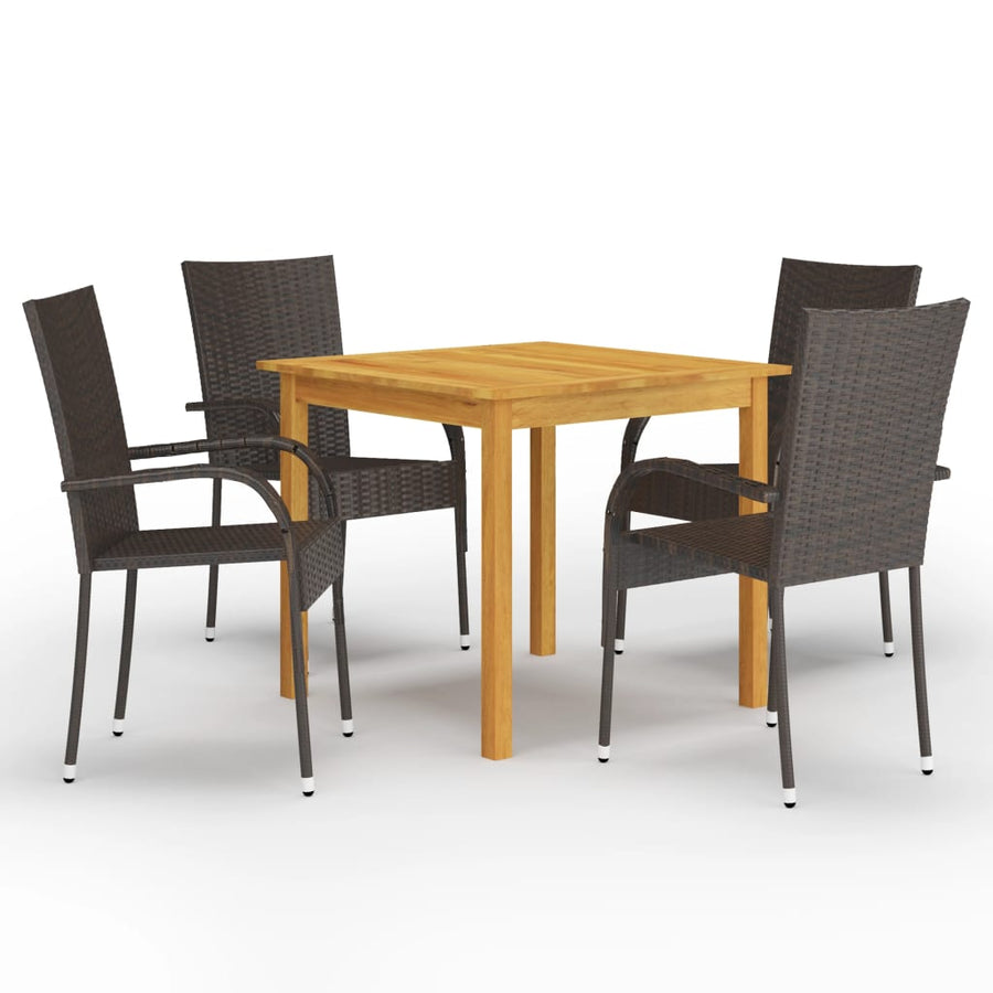 -Delige Tuinset 5 Bruin