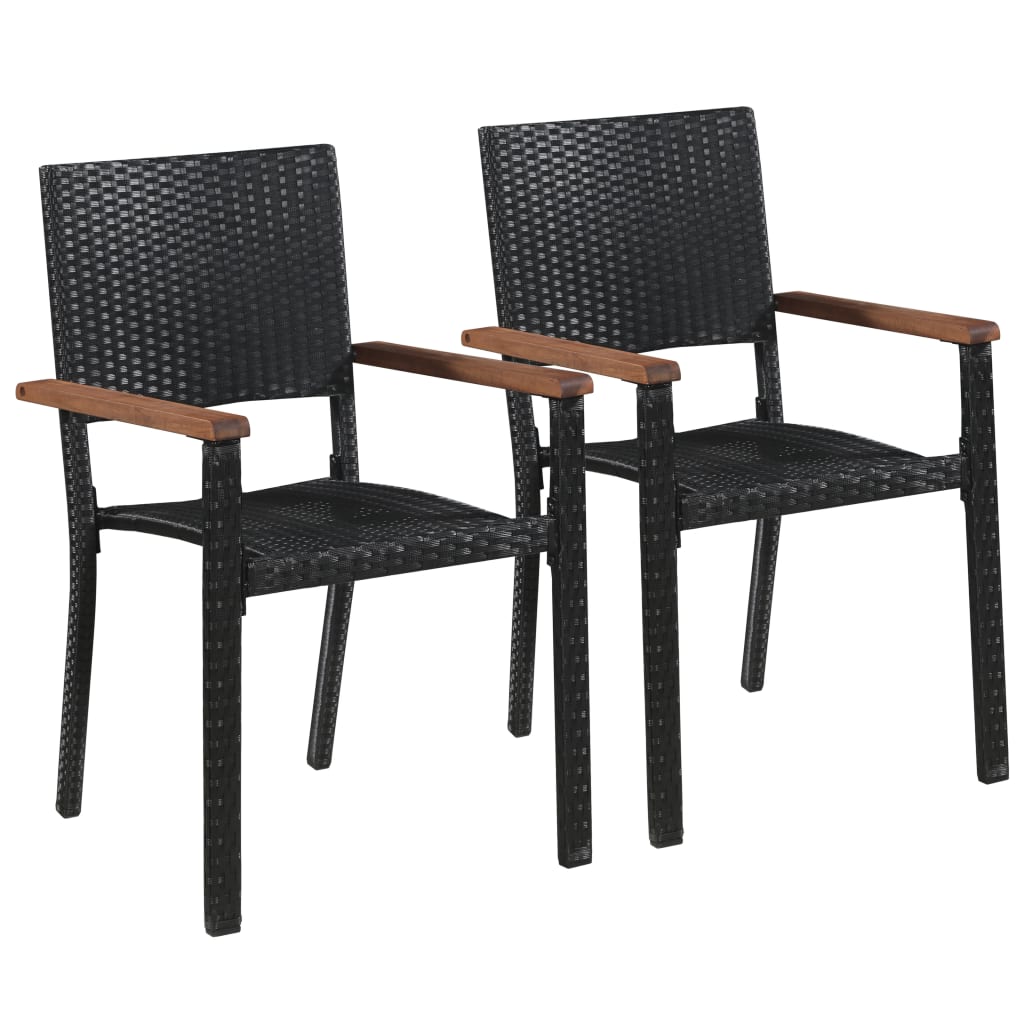 3-Delige Tuinset Zwart