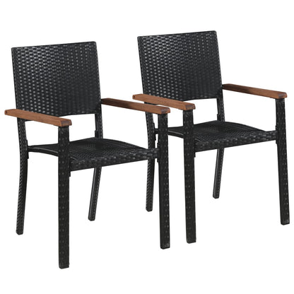 3-Delige Tuinset Zwart