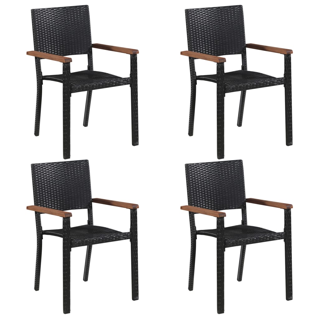 5-Delige Tuinset Zwart