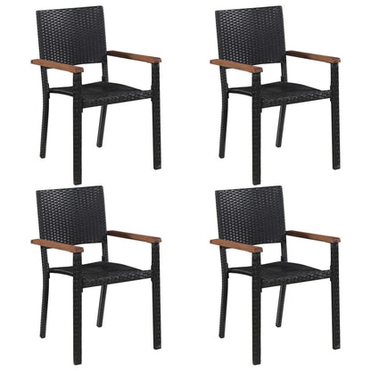 5-Delige Tuinset Zwart