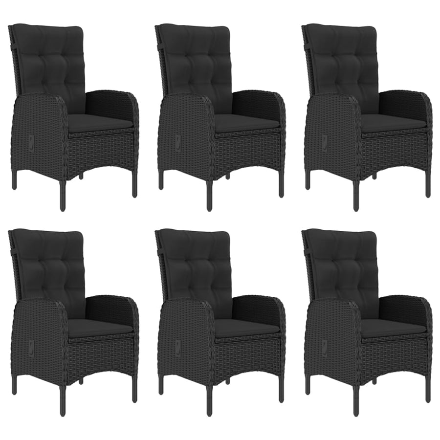 -Delige Tuinset 7 Zwart