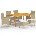 7-delige Tuinset beige