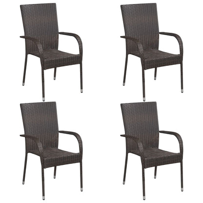 -Delige Tuinset 5 Bruin