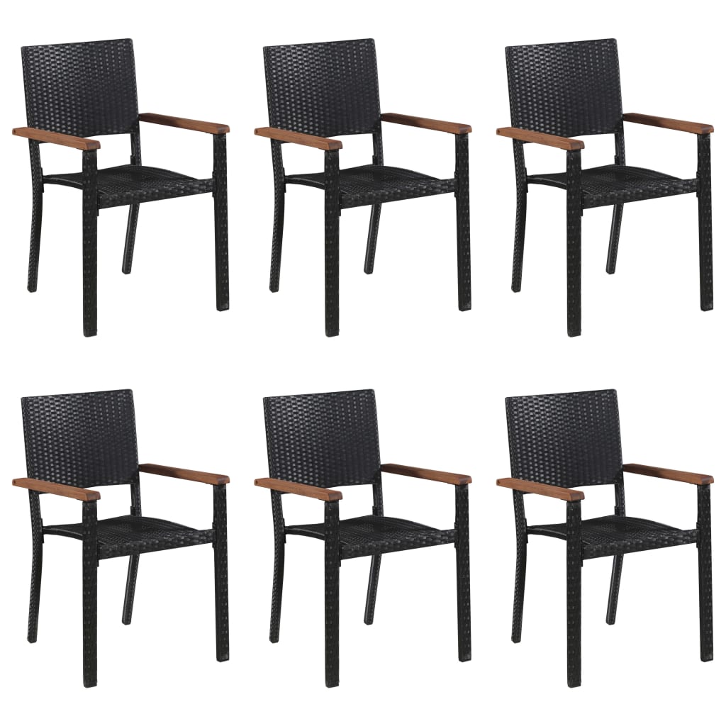 7-Delige Tuinset Zwart