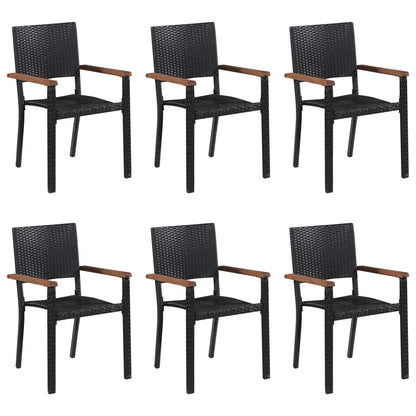 7-Delige Tuinset Zwart