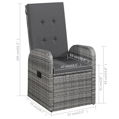 -Delige Tuinset 5 Grijs