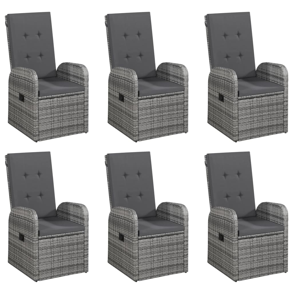 -Delige Tuinset 7 Grijs