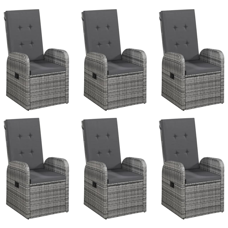 -Delige Tuinset 7 Grijs