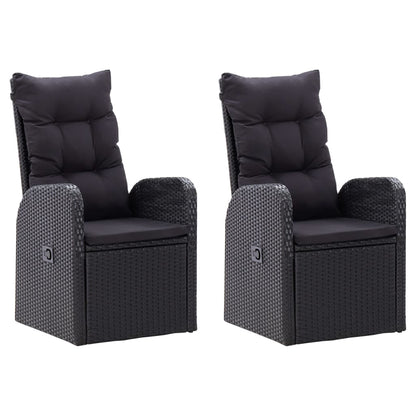 5-delige Tuinset zwart Zwart