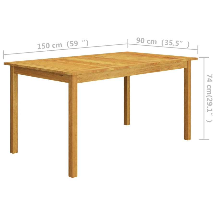5-Delige Tuinset Bruin