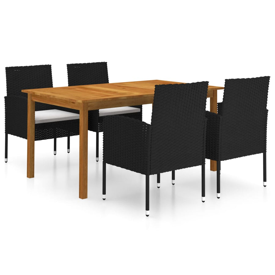 5-delige Tuinset zwart