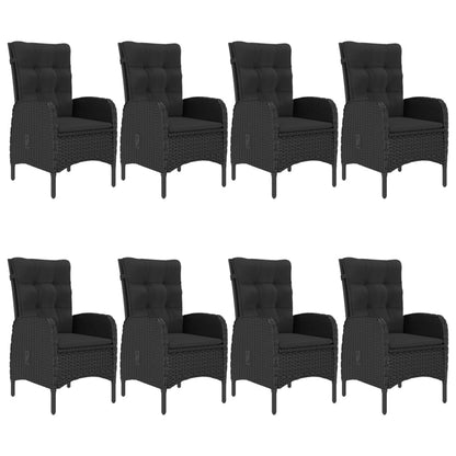 -Delige Tuinset 9 Zwart