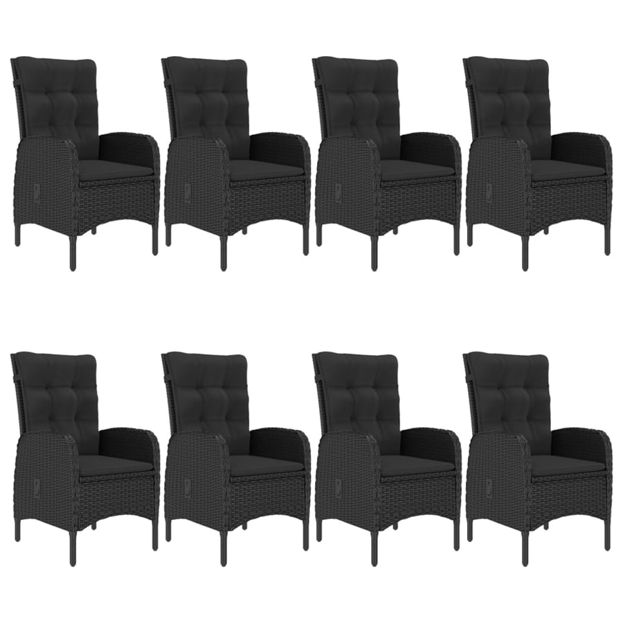 -Delige Tuinset 9 Zwart