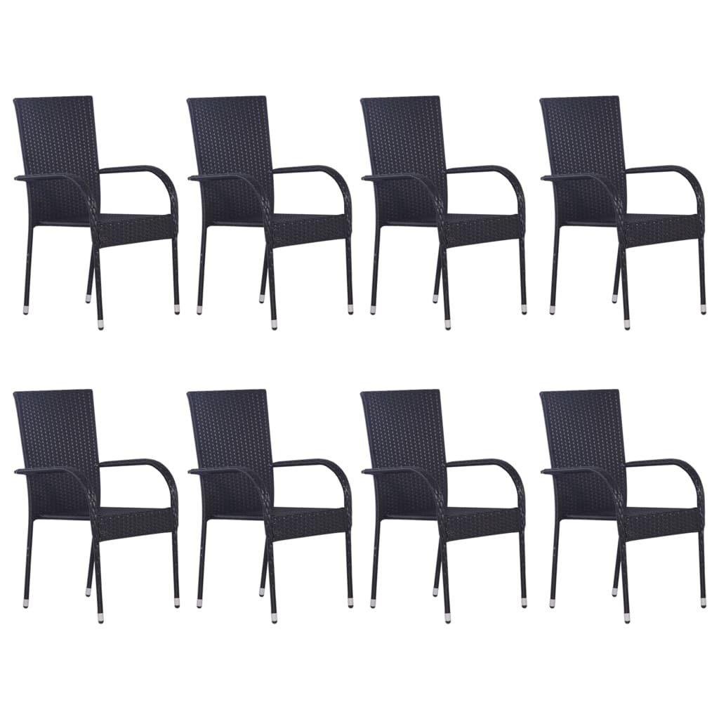 -Delige Tuinset 9 Zwart